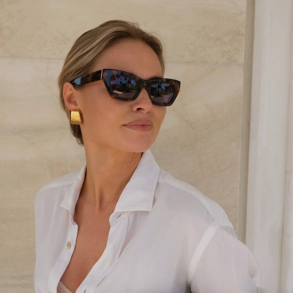 Apercu X Claire Rose Tortoise Sunglasses